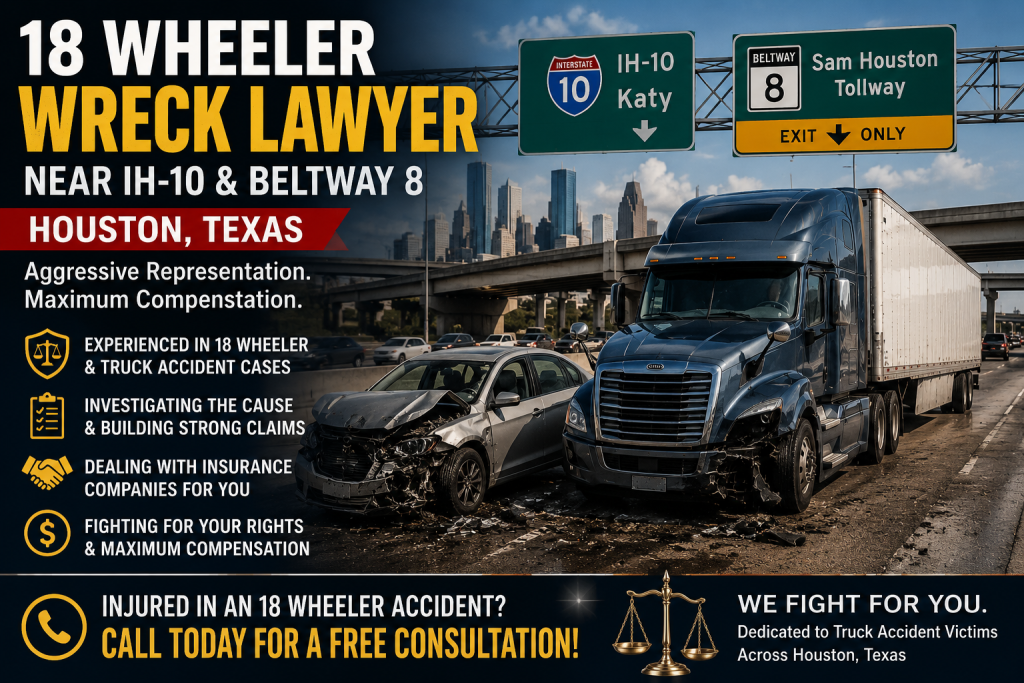 Houston 18 Wheeler Wreck Lawyer IH-10 Beltway 8 Accident Attorney